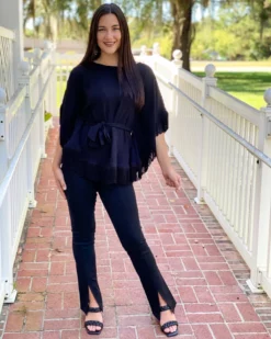 Trina Turk Carine Pant (Black) 8 Trina Turk Carine Pant (Black)