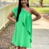 Trina Turk Satisfied Dress (Greenery)