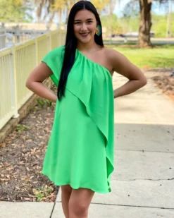 Trina Turk Satisfied Dress (Greenery)