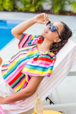 Crosby By Mollie Burch Campbell Top (Boardwalk Stripe)