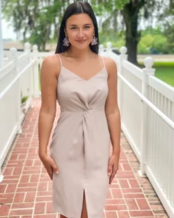 Trina Turk Dresses Sunbathe Dress (Flawless Beige)