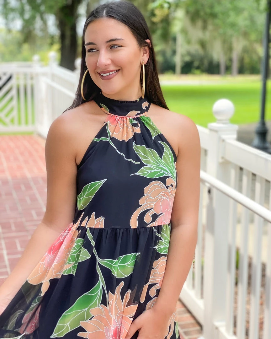 Trina Turk Immeasurable 2 Dress (Multi Black) 4 Trina Turk Immeasurable 2 Dress (Multi Black)