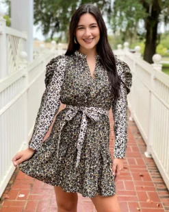 Marie Oliver Vienna Dress (Forest Chita) Dresses