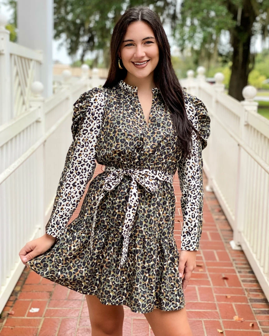 Marie Oliver Vienna Dress (Forest Chita) Dresses 3 Marie Oliver Vienna Dress (Forest Chita) Dresses