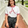 Queen Of Sparkles Alabama 'A' Sweater (White) 2 Queen Of Sparkles Alabama 'A' Sweater (White)