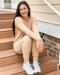 Mododoc Long Sleeve Cozy Hoodie (Camel)