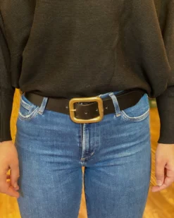 Only Options Black With Light Gold Belt Accessories