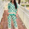 OO Boutique Palazzo Pant (Geo Print) Bottoms