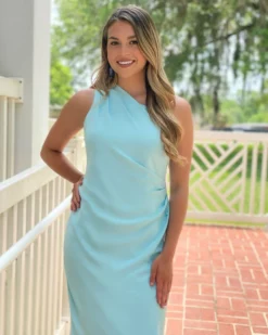 Trina Turk Poem Dress (Sky)