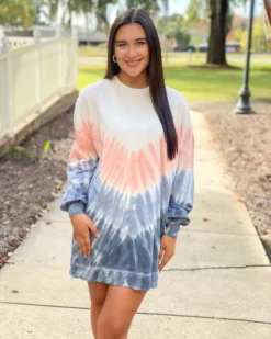 Mudpie Mattie Tie Dye Dress Multi Dresses