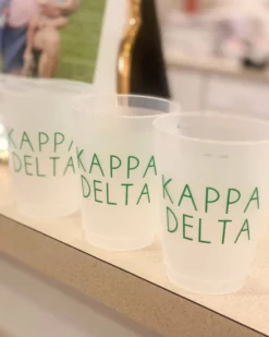 Only Options Gifts For Her Frosted Cups "Kappa Delta" (Set Of 10)