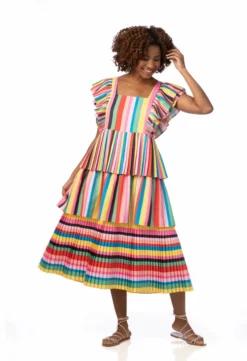 Crosby By Mollie Burch Frida Dress (Boardwalk Stripe)