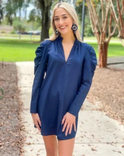 Anna Cate Dresses Alyssa Dress (Navy Blazer)