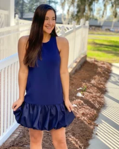 Trina Turk Bamboo Dress (Ink)