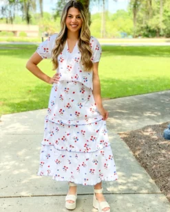 Olivia James The Label Lindsay Skirt (Hampton Floral)