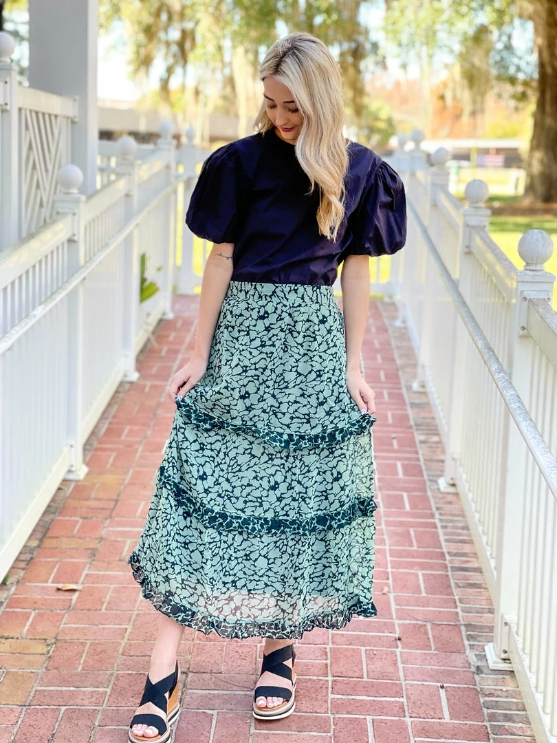 Olivia James The Label Lindsay Skirt (Geo Spot) 3 Olivia James The Label Lindsay Skirt (Geo Spot)