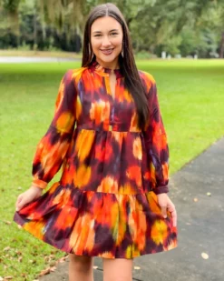 Marie Oliver Dresses Paris Dress (Rosewood)