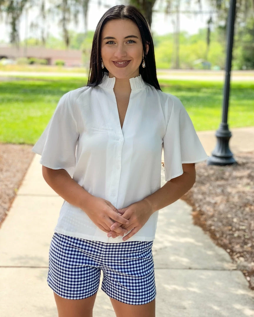 S'edge Kara Blouse (Marashmallow) Tops 3 S'edge Kara Blouse (Marashmallow) Tops