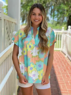 Crosby By Mollie Burch Ines Tunic (Sunflower)