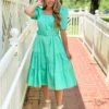Crosby By Mollie Burch Lena Dress (Bahama Blue) Dresses