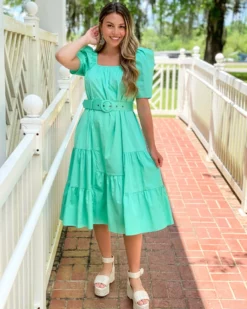 Crosby By Mollie Burch Lena Dress (Bahama Blue) Dresses