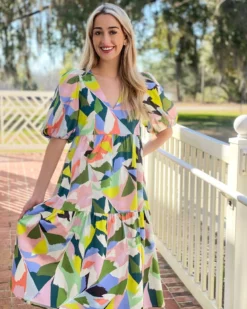 Crosby By Mollie Burch Brawley Dress (Poinciana)
