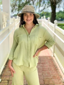 S'edge Kaia Blouse (Scout Green)