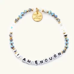Little Words Project I Am Enough Bracelet (Social Light)