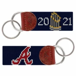 Smathers & Branson Atlanta Braves 2021 World Series Key Fob (Dark Navy) Gifts For Him