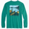 Southern Tide Lakeside View Tee (Bottle Green) Tops 2 Southern Tide Lakeside View Tee (Bottle Green) Tops