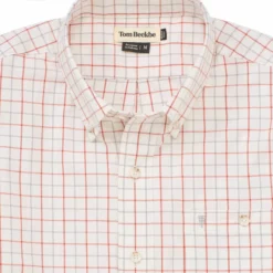 Tom Beckbe Tops Poplin Shirt (Alloy/Ecru)