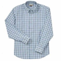 Tom Beckbe Poplin Shirt (Blue/Green) Tops