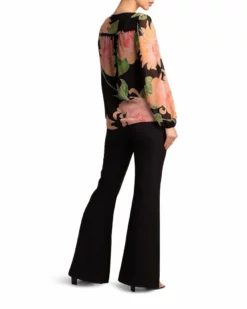 Trina Turk Watson Top (Multi Black) Tops