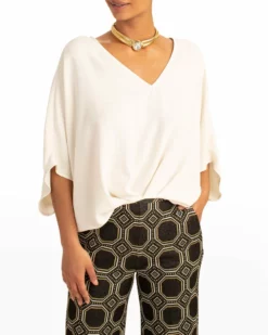 Trina Turk Coralline 2 Top (Winter White)