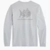 Southern Tide Tops Ouotdoorman Skip Jack Fill Tee (Seagull Grey)