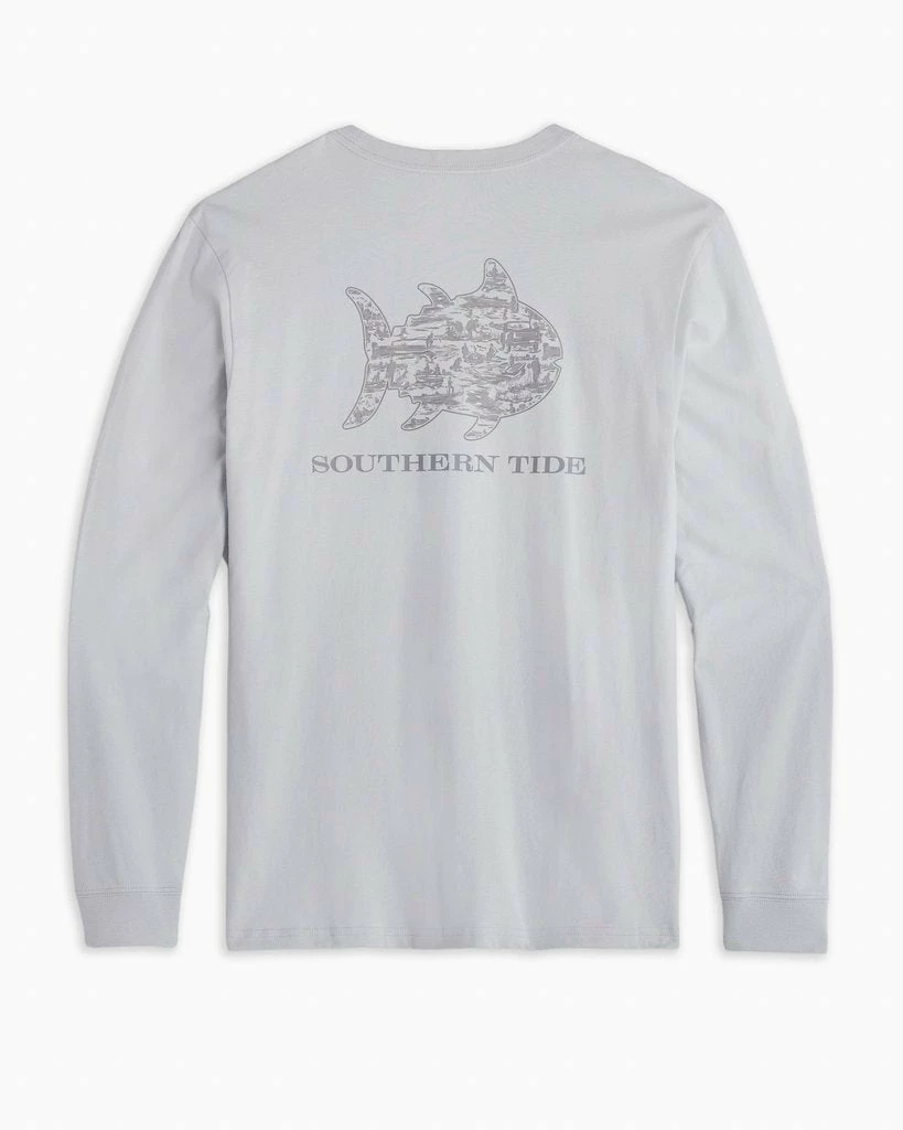 Southern Tide Tops Ouotdoorman Skip Jack Fill Tee (Seagull Grey) 3 Southern Tide Tops Ouotdoorman Skip Jack Fill Tee (Seagull Grey)
