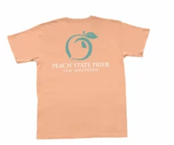 Peach State Pride Classic Stay Southern Short Sleeve Tee (Peach)