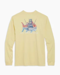 Southern Tide Sunset SJ Attack Tee (Blonde)
