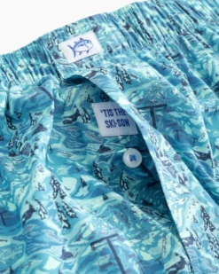 Southern Tide Tis The Skison Boxer (French Lilac)