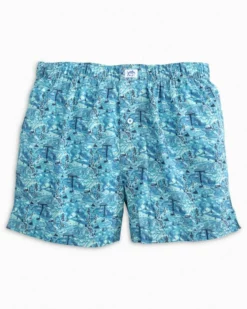 Southern Tide Tis The Skison Boxer (French Lilac)