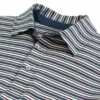 Fish Hippie Culbert Heather Multi Stripe Polo (Navy)
