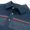 Fish Hippie Shearwater Engineered Chest Strip Polo (Navy)