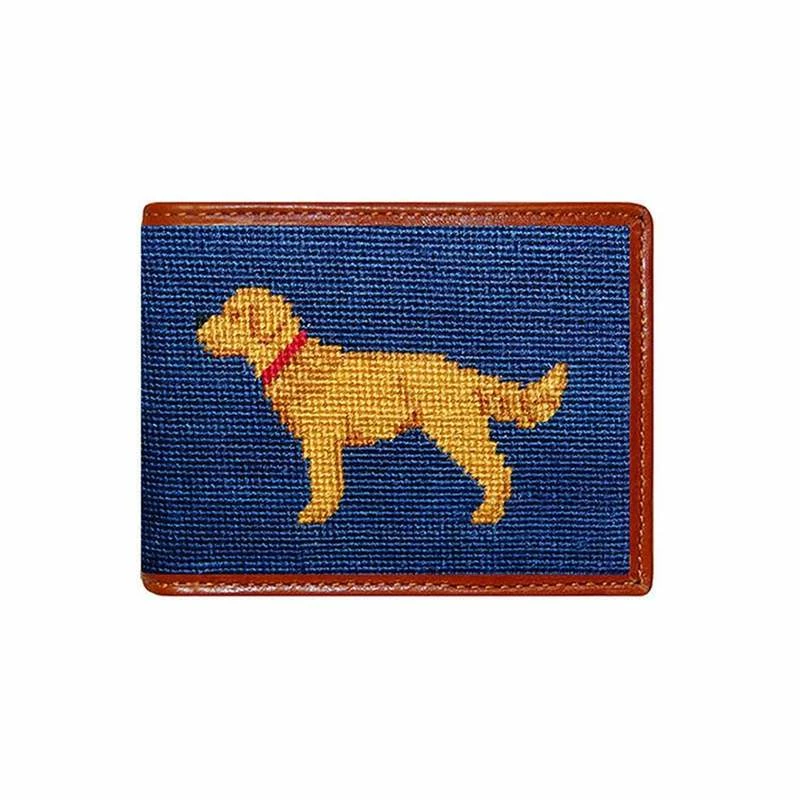 Smathers & Branson Golden Retriever Bifold Wallet (Classic Navy) 3 Smathers & Branson Golden Retriever Bifold Wallet (Classic Navy)