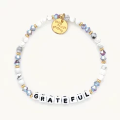 Little Words Project Grateful Bracelet (Creampuff) Jewelry