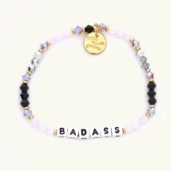 Little Words Project Badass Bracelet (Pink Galaxy) Jewelry